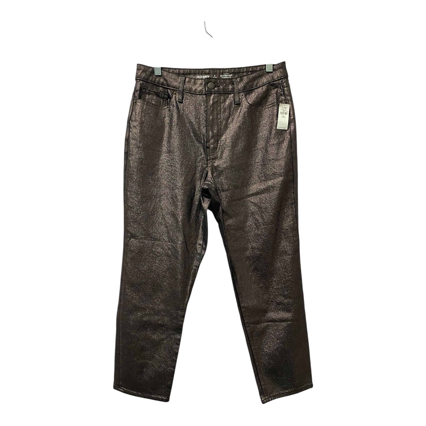 Jeans Straight By Old Navy In Bronze, Size:8P