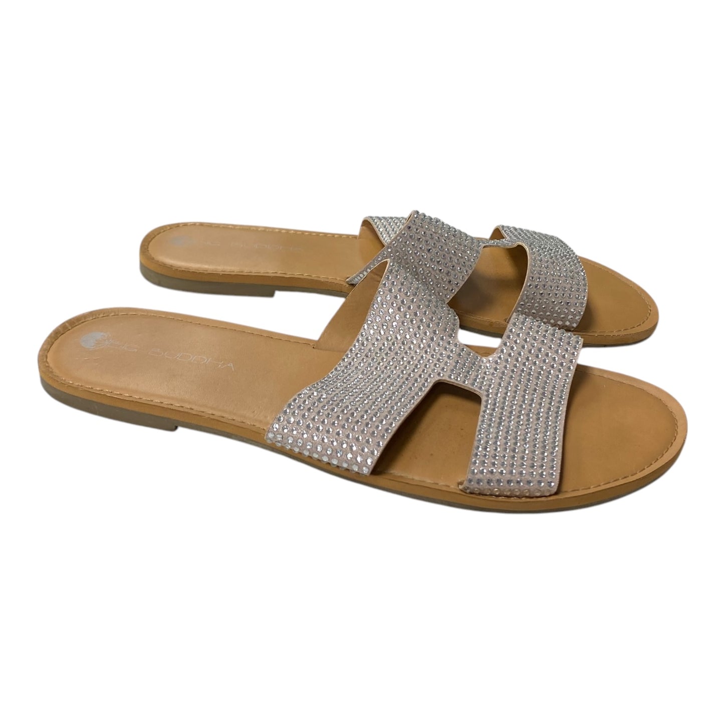 Sandals Flats By Big Buddha In Rose Gold, Size:11