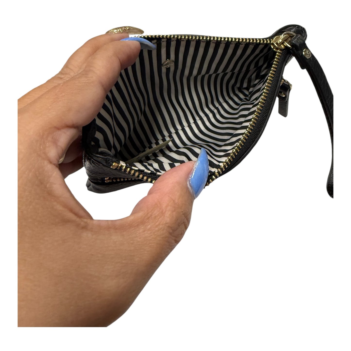 Wristlet Designer By Kate Spade In Black, Size:Small