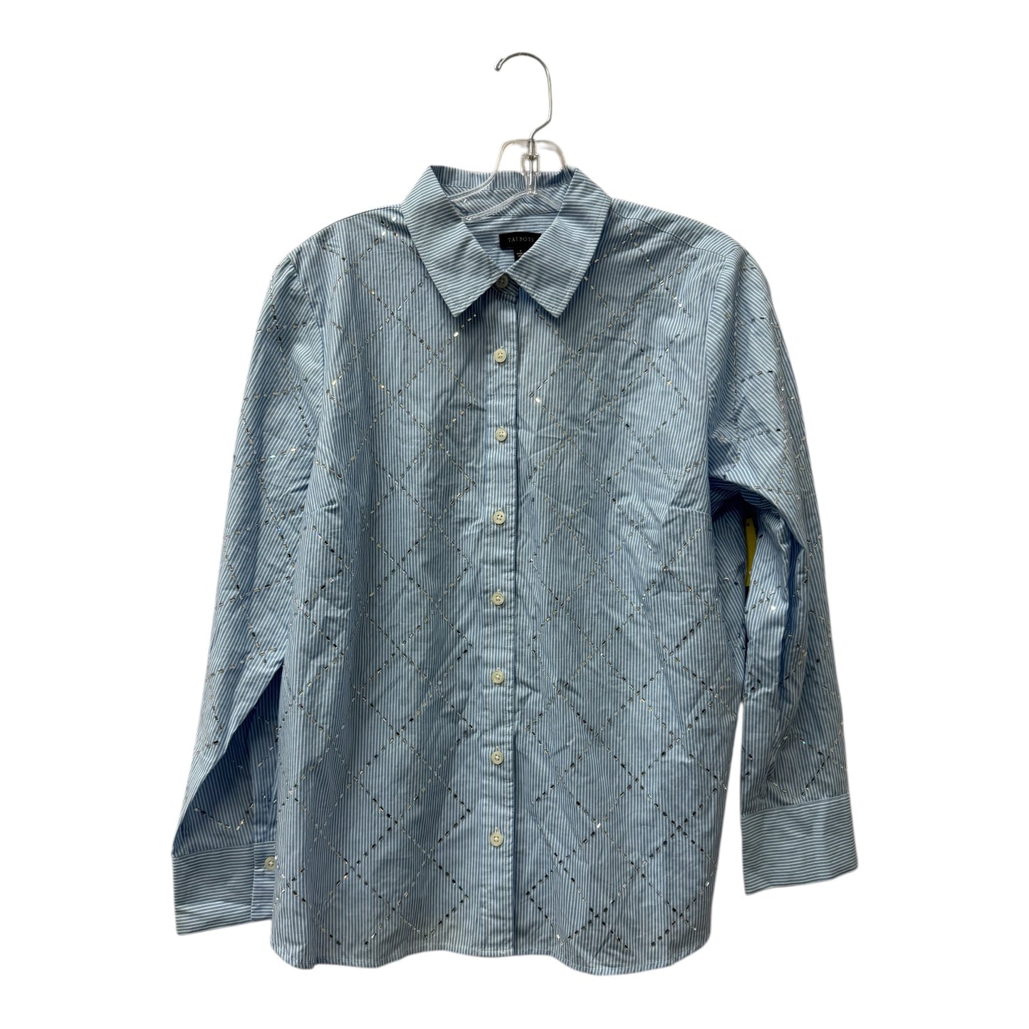 Blouse Ls By Talbots In Blue, Size:Xs