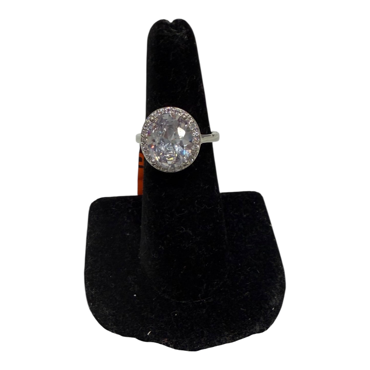 Ring Statement In Silver, Size:7