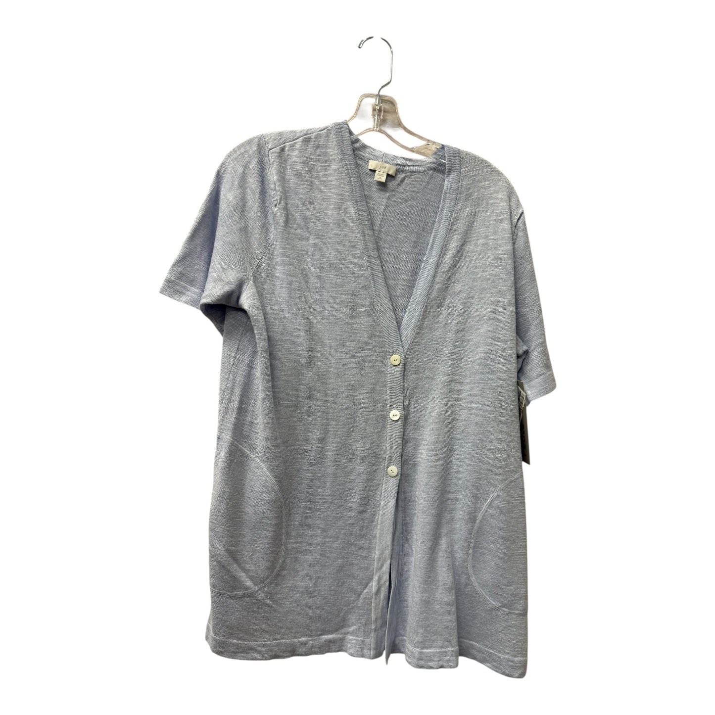 Sweater Cardigan By J. Jill In Blue, Size:Mp