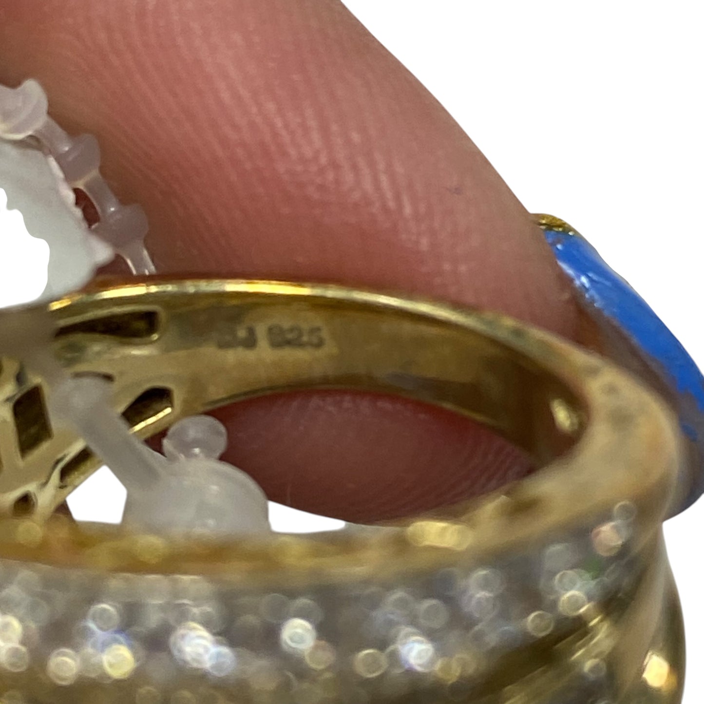 Ring Sterling Silver In Gold & Silver size 7
