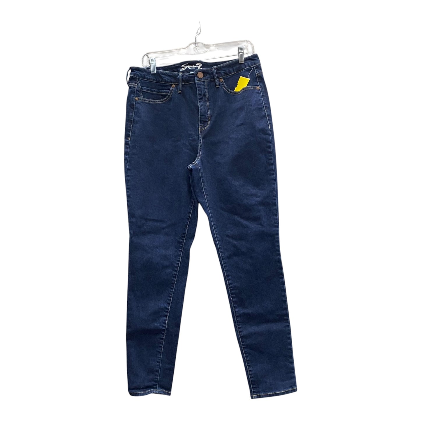 Jeans Skinny By Seven 7 In Blue Denim, Size:12