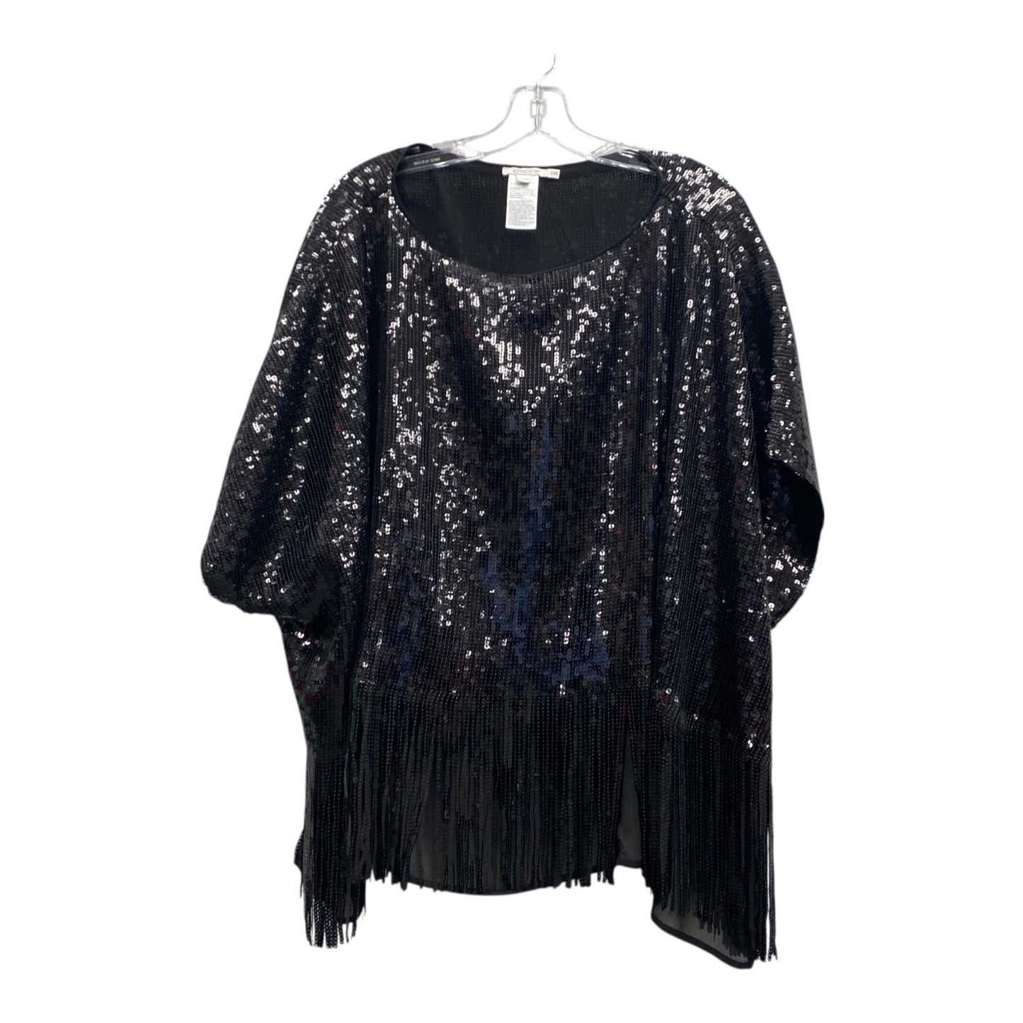 Top Ss By Chicos In Black, Size:Osfm