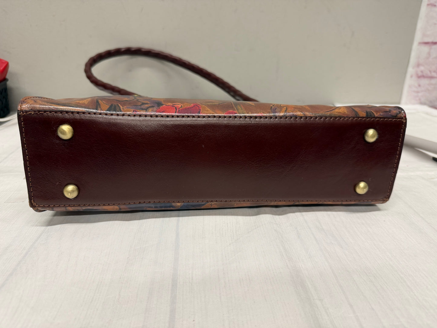 Handbag Designer By Patricia Nash In Brown, Size:Medium