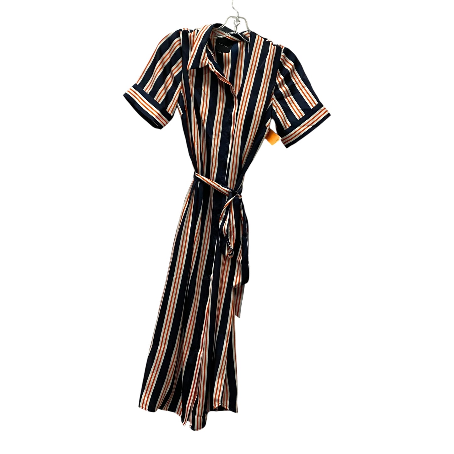 Dress Casual Midi By Alex Marie In Blue & Orange, Size:S