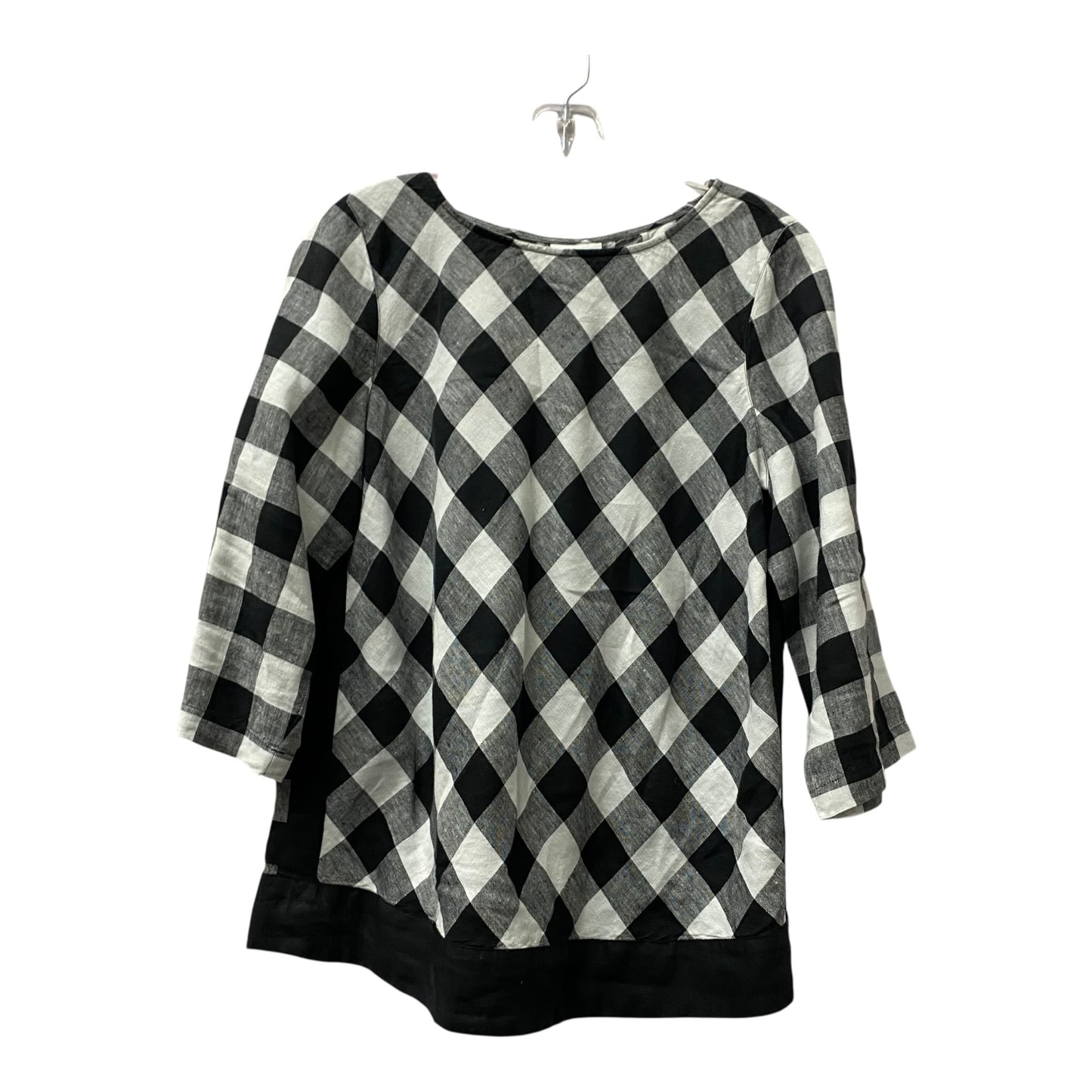 Top Ls By J. Jill In Black & White, Size:M