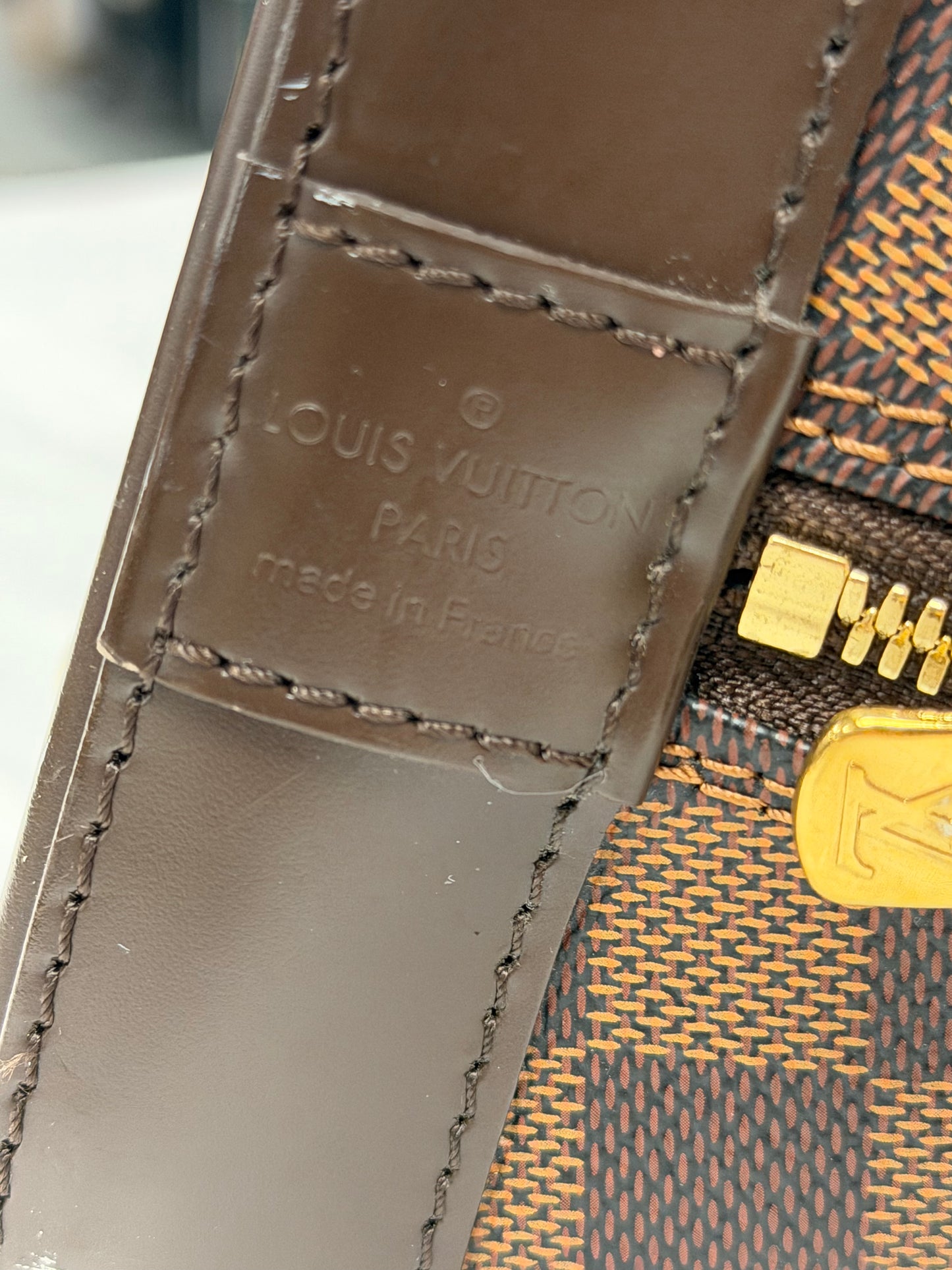 Handbag Luxury Designer By Louis Vuitton In Brown, Size:Medium