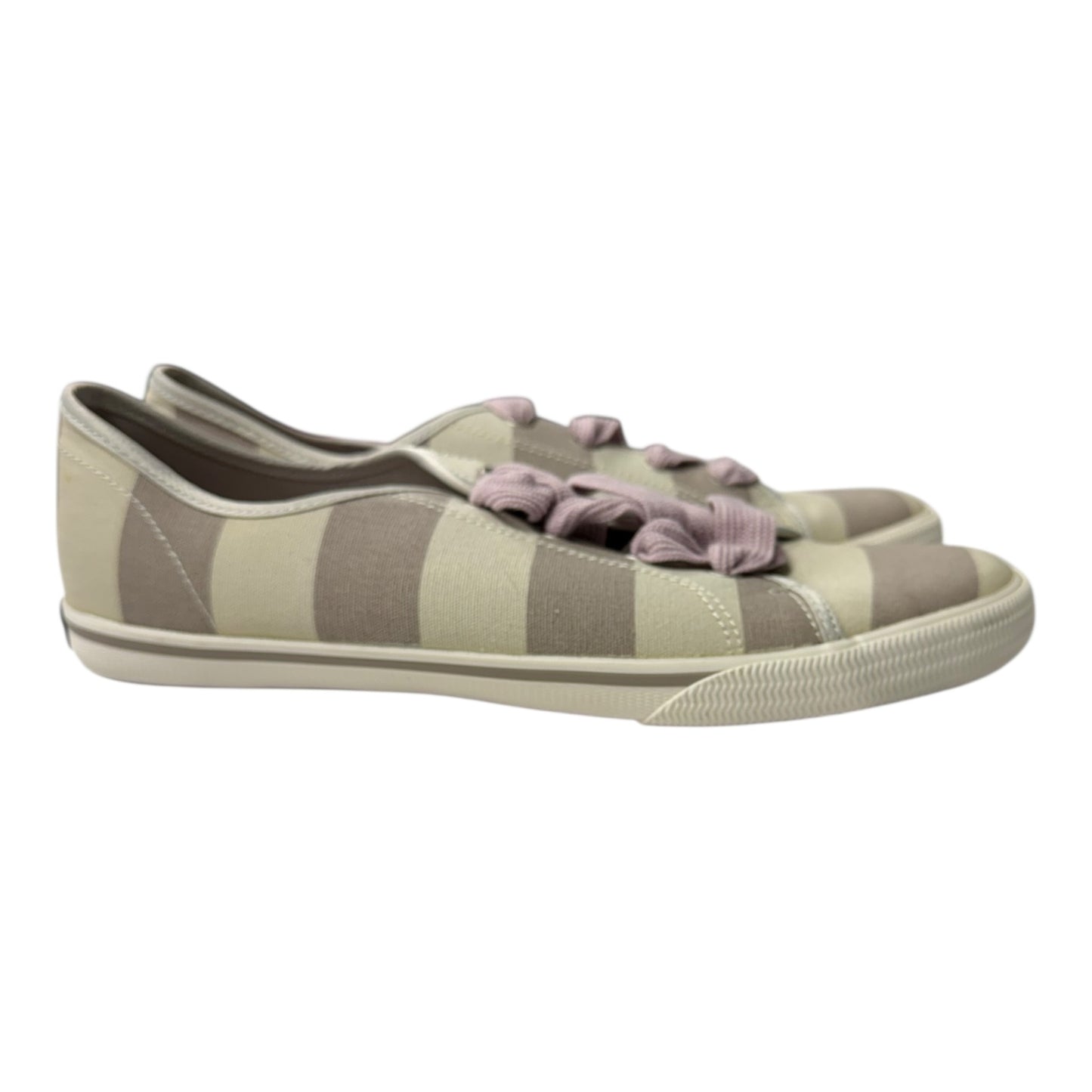 Shoes Flats By Sperry In Grey & Purple, Size:6