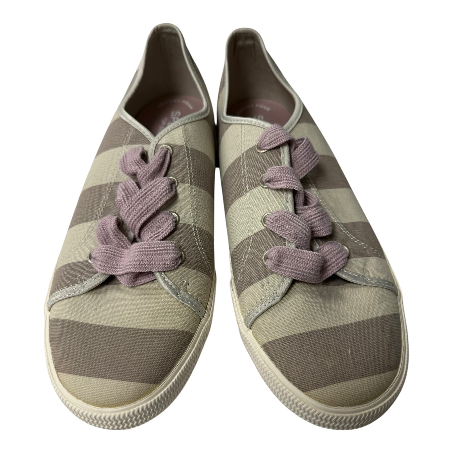 Shoes Flats By Sperry In Grey & Purple, Size:6
