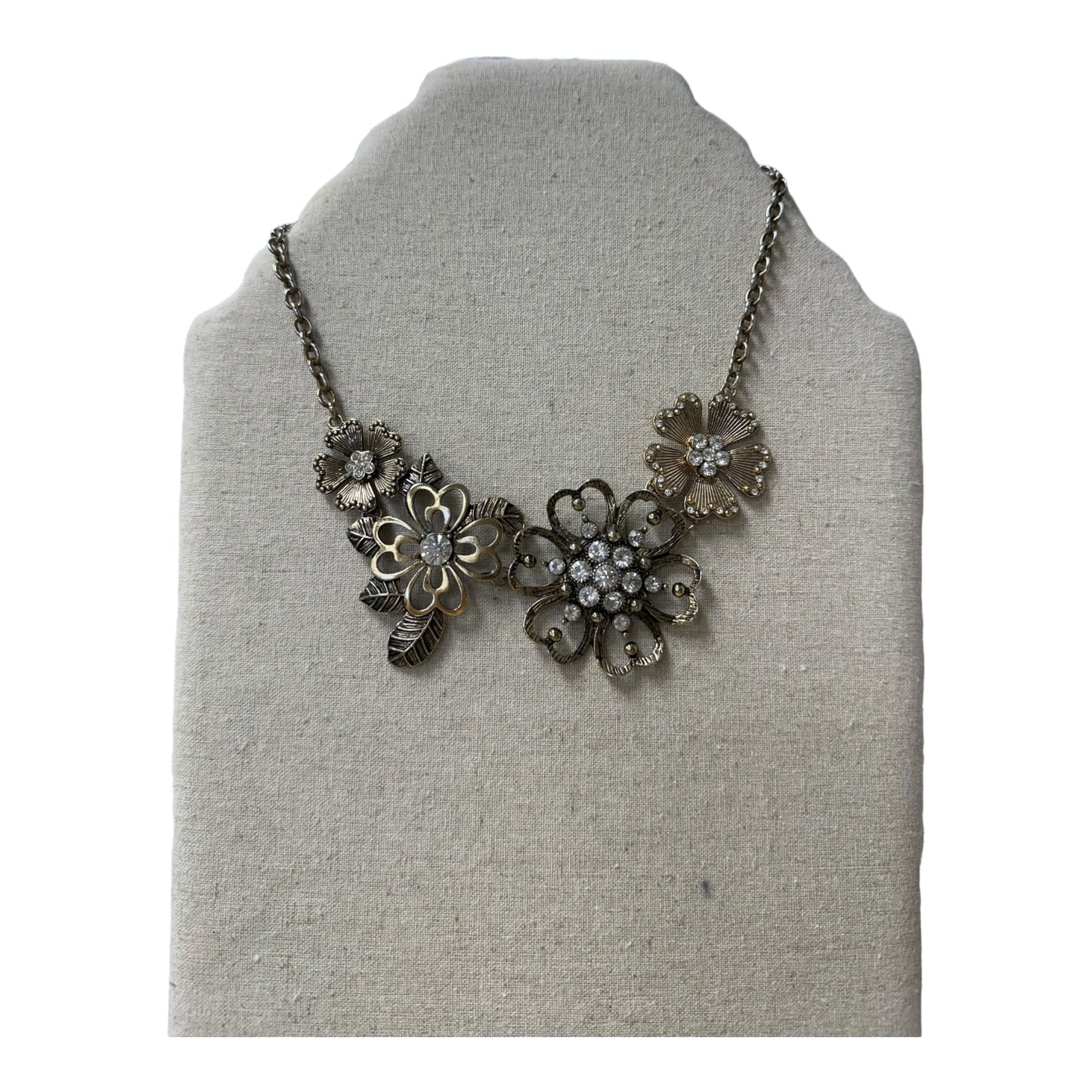 Necklace Statement By Premier Designs In Gold