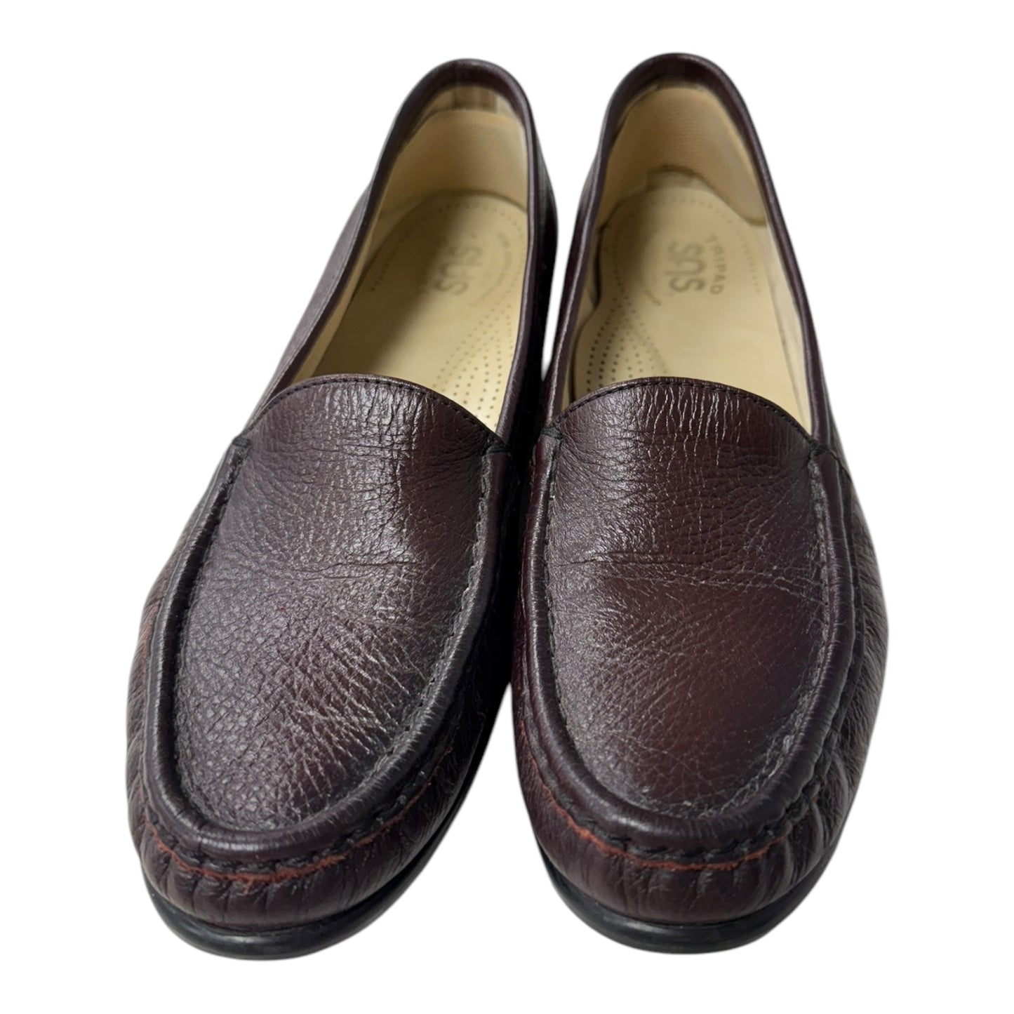 Shoes Flats By Sas In Brown, Size:10