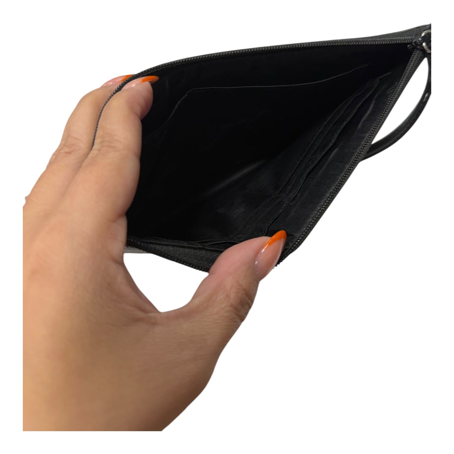 Wristlet By Vera Bradley In Black & Grey, Size:Medium