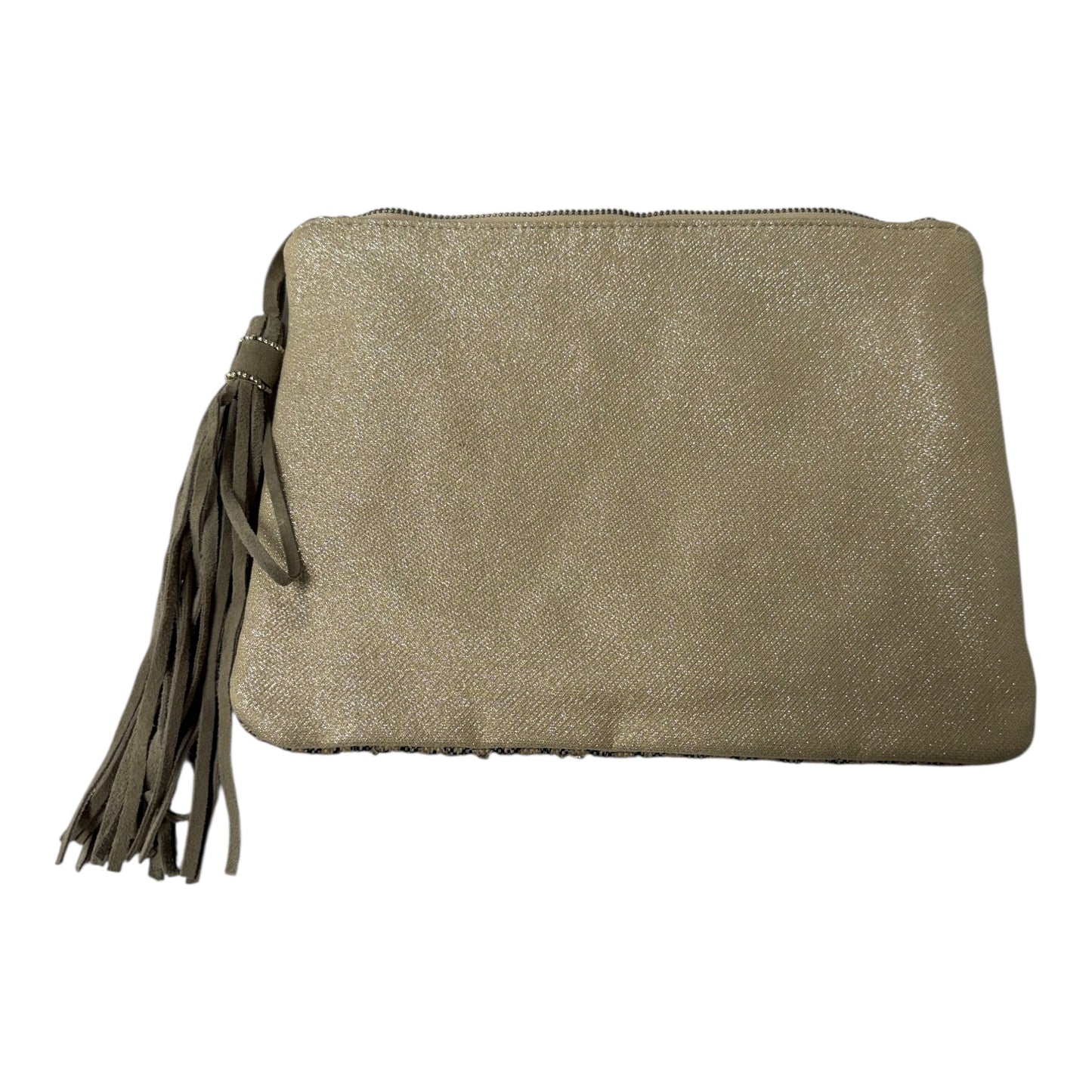 Clutch By Chicos In Gold, Size:Medium