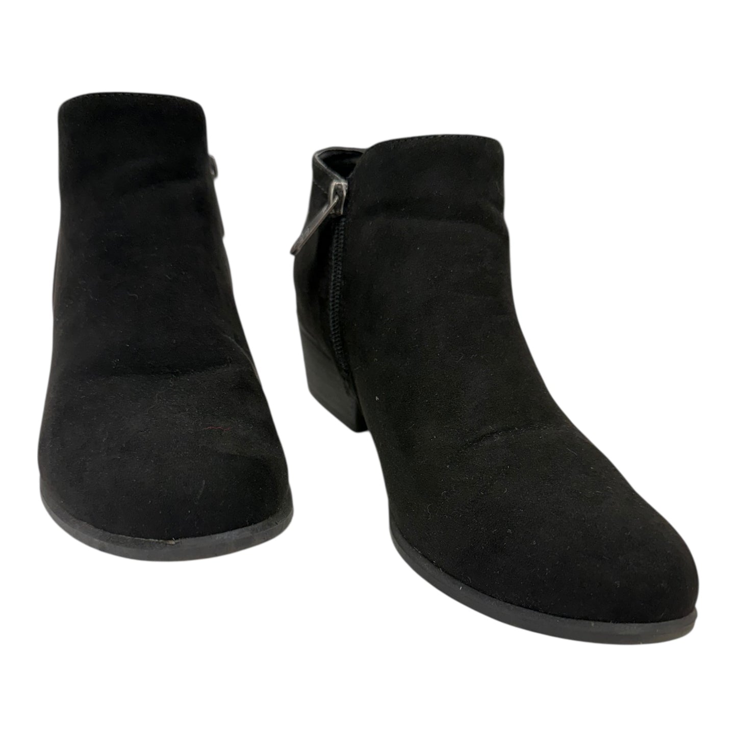 Boots Ankle Flats By Daisy Fuentes In Black, Size:8