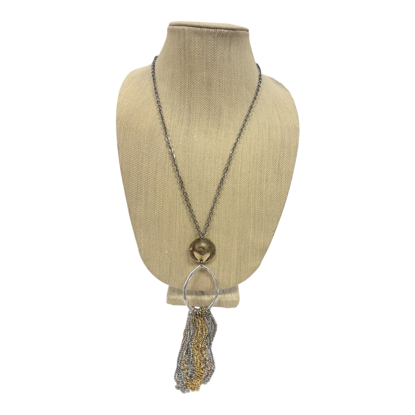 Necklace Lariat & Y-Drop In Gold & Silver