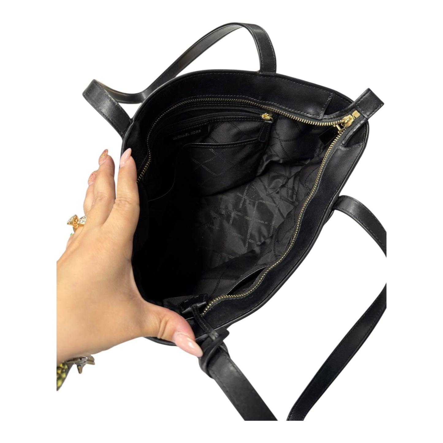 Handbag Designer By Michael Kors In Black, Size:Medium