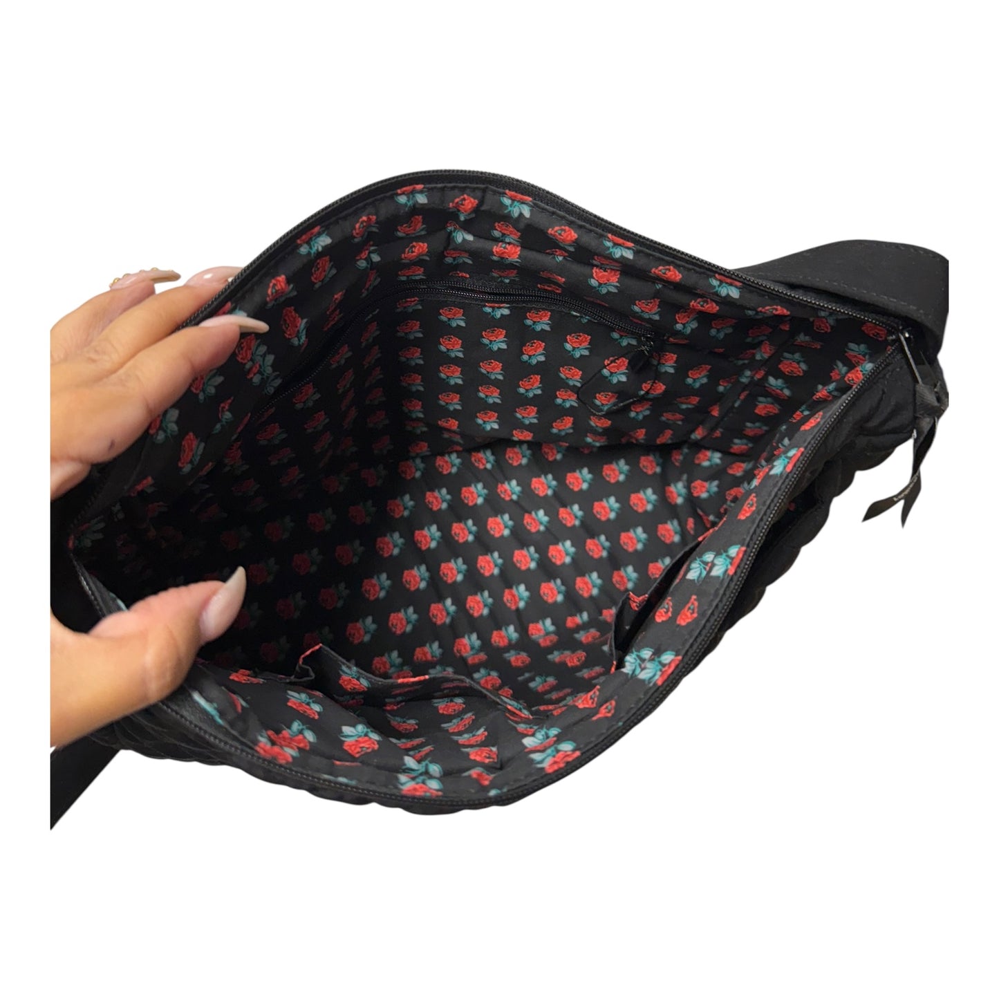 Crossbody By Vera Bradley In Black, Size:Large