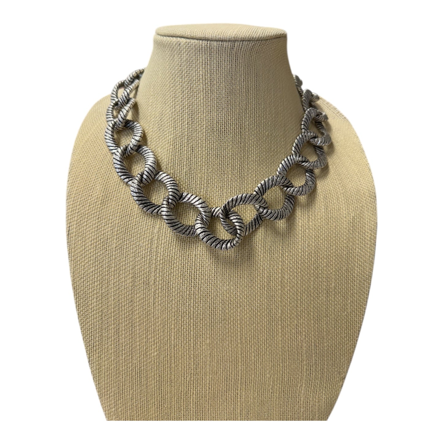 Necklace Choker & Collar By Chicos In Silver