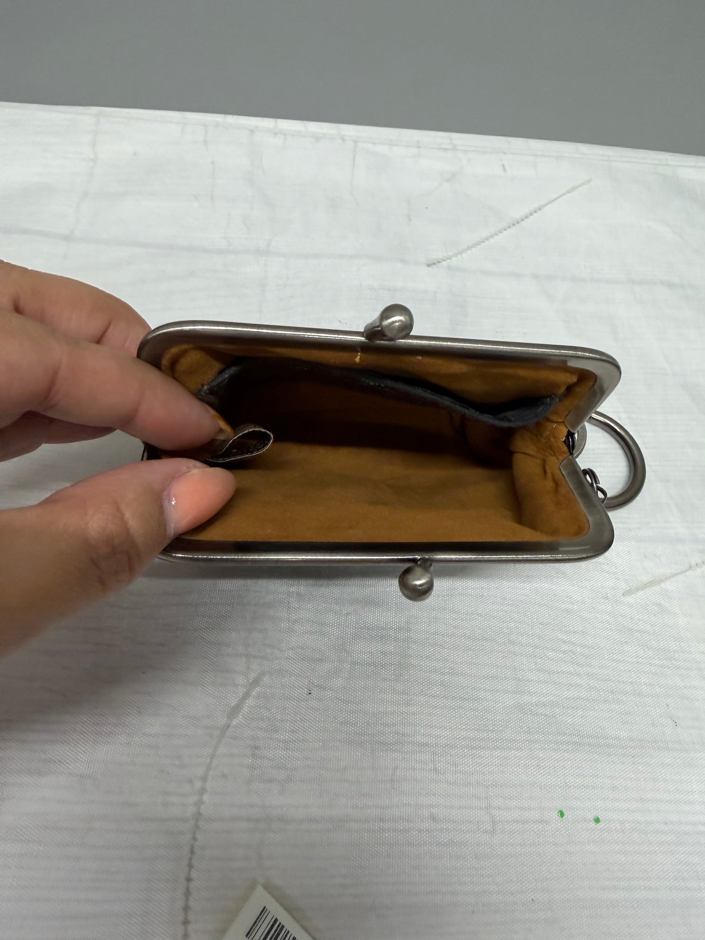 Coin Purse Designer By Patricia Nash In Brown, Size:Small