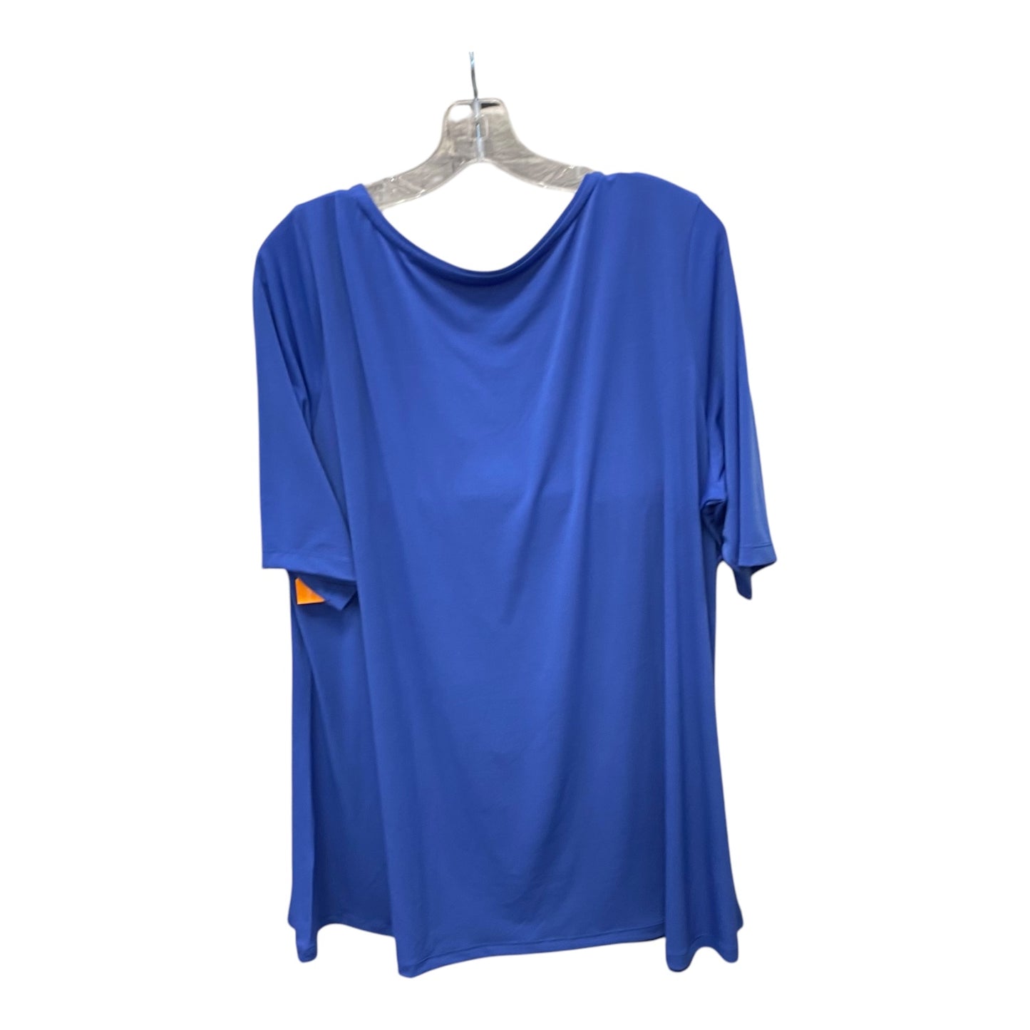 Top Ss By Susan Graver In Blue, Size:Xl