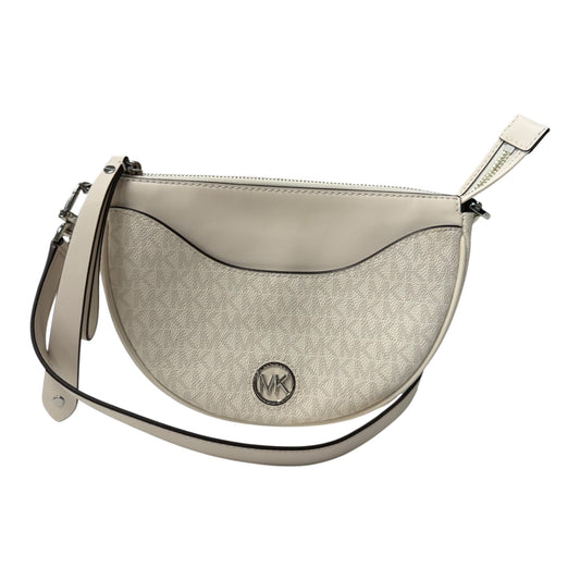 Crossbody Designer By Michael Kors In Beige, Size:Small