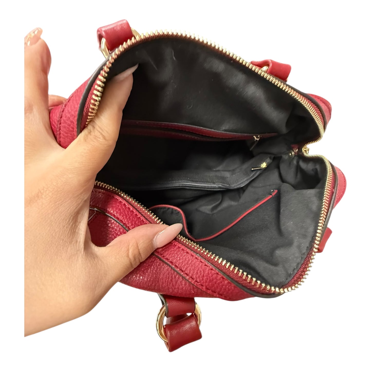 Handbag  In Red, Size:Medium