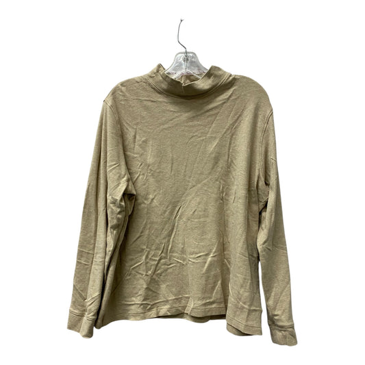 Top Ls By Lands End In Tan, Size:Xl