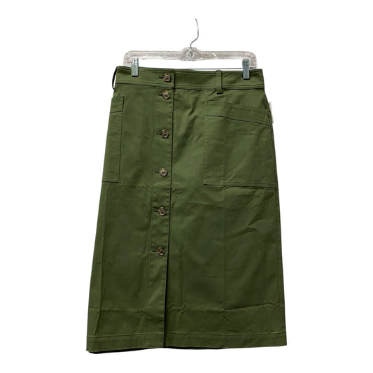 Skirt Mini & Short By J. Crew In Green, Size:18