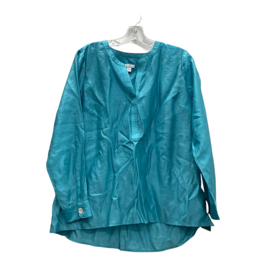 Top Ls By J. Jill In Aqua, Size:S