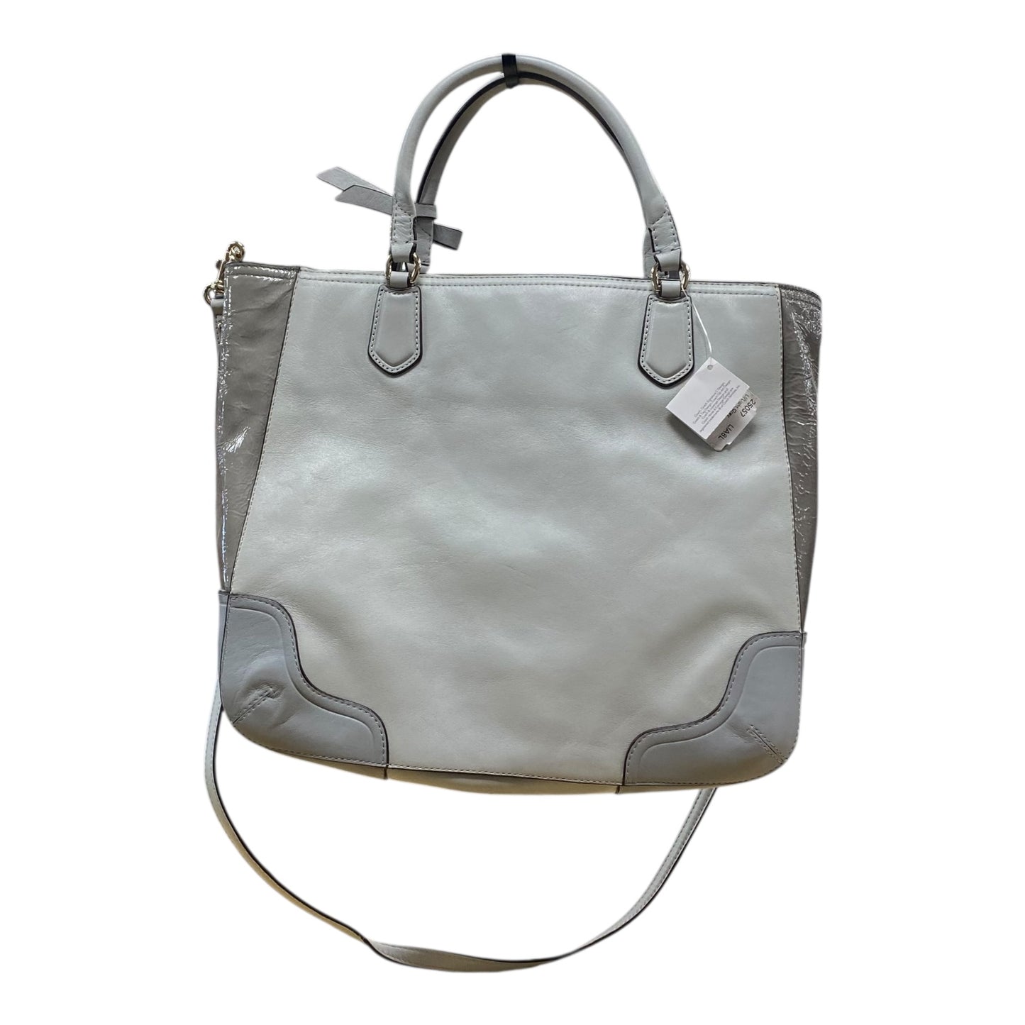 Handbag Designer By Coach In Grey, Size:Large