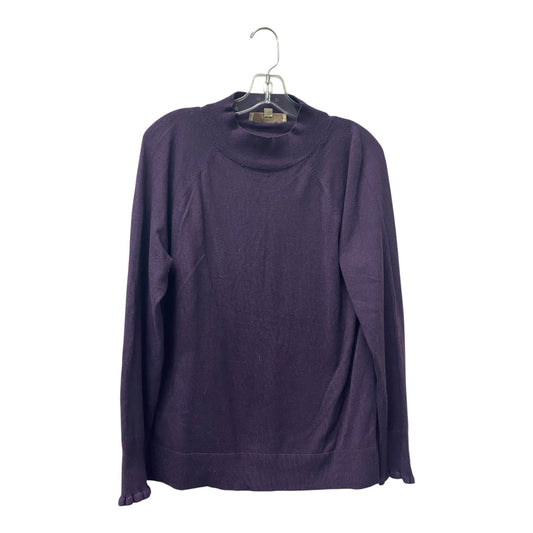 Sweater By Loft In Purple, Size:L