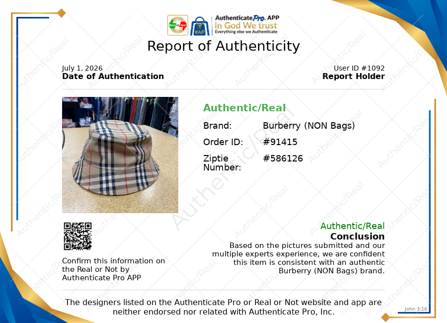 Hat Luxury Designer By Burberry In Brown