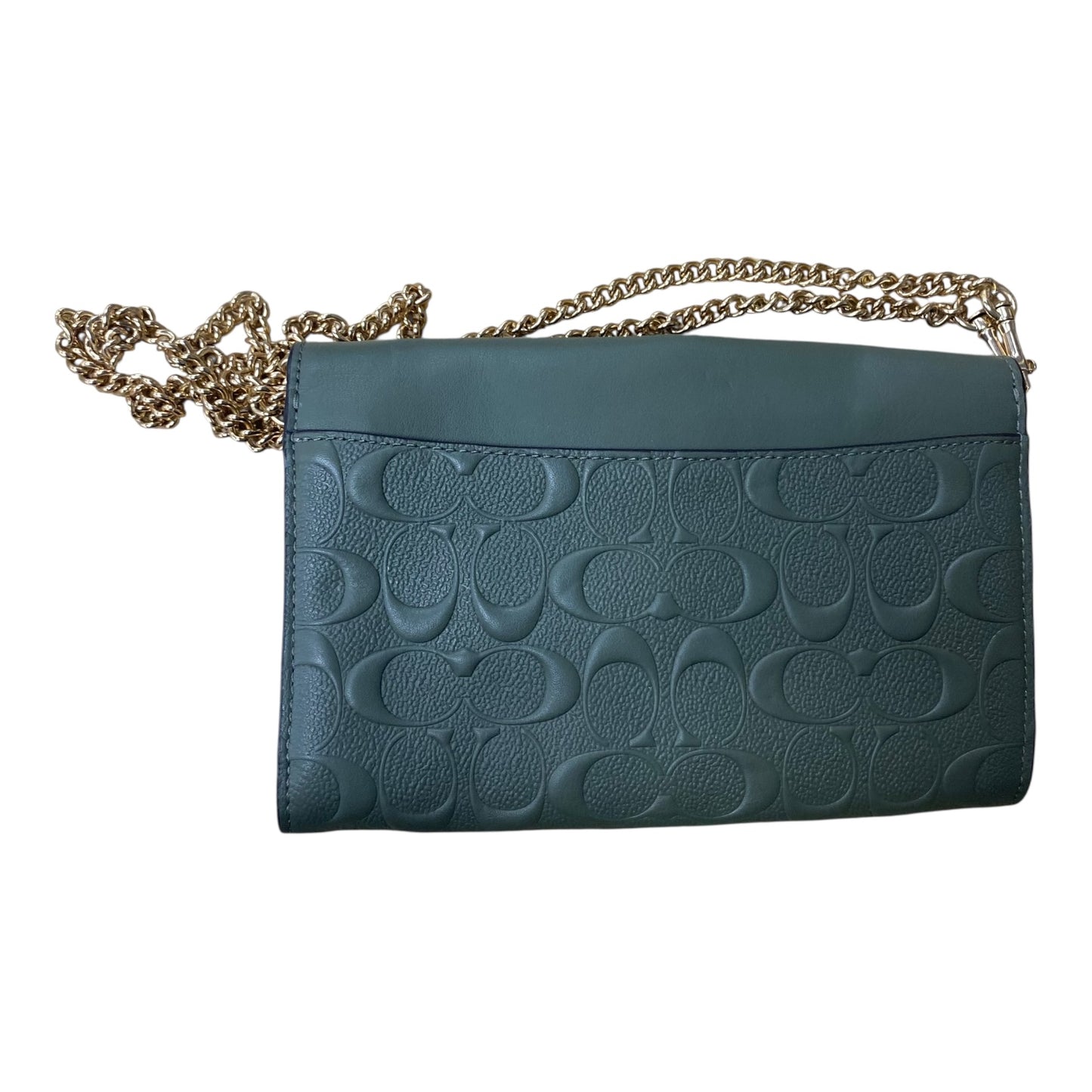 Crossbody Designer By Coach In Green, Size:Small