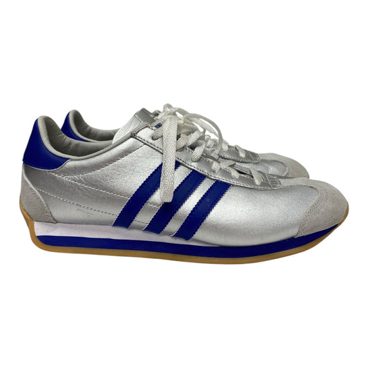 Shoes Athletic By Adidas In Blue & Silver, Size:8.5