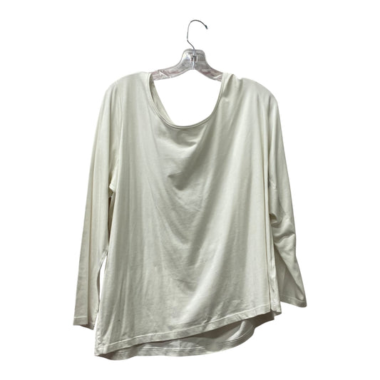 Top Ls Basic By Talbots In Ivory, Size:3X