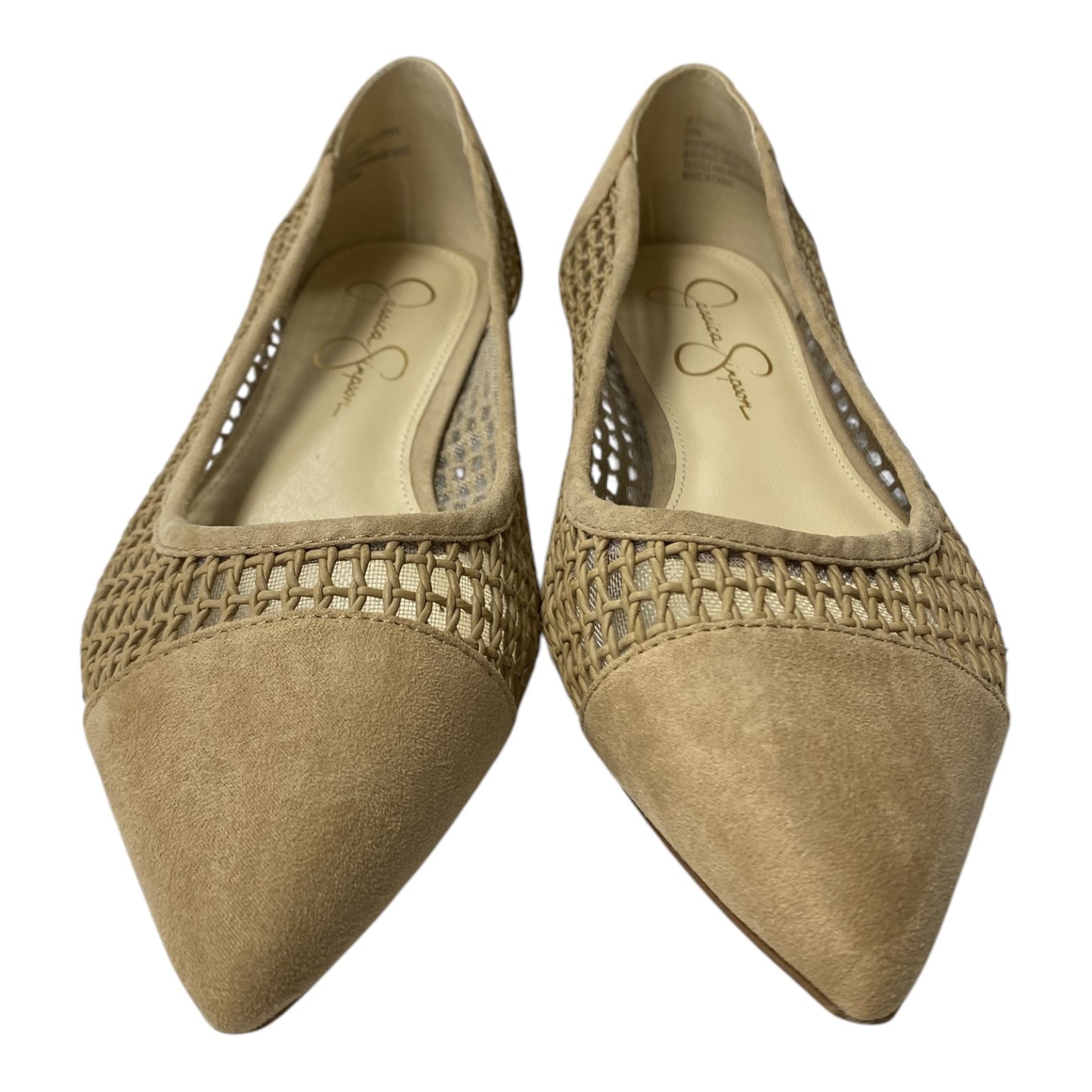 Shoes Flats By Jessica Simpson In Tan, Size:9