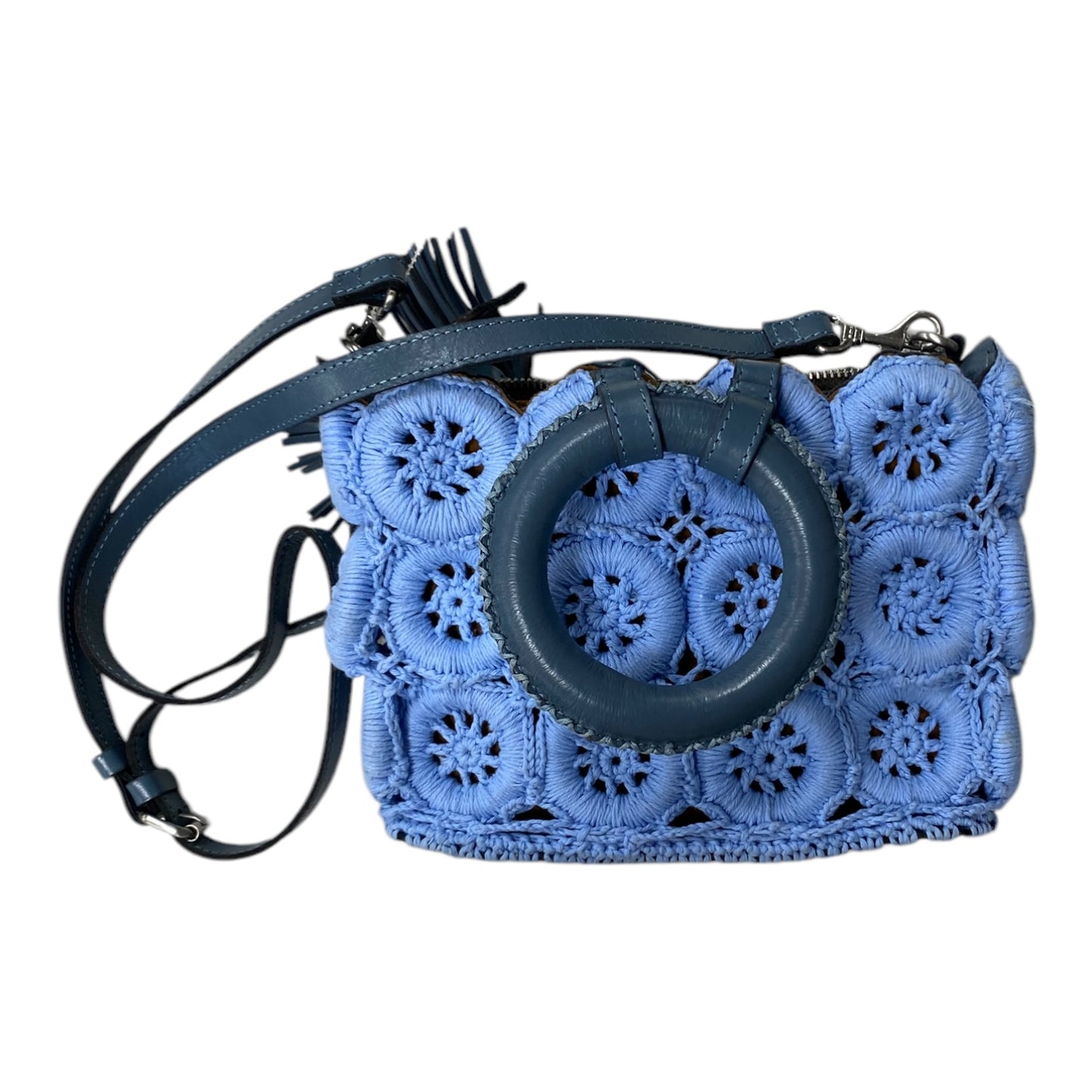 CROSSBODY DESIGNER by PATRICIA NASH In BLUE, Size: SMALL