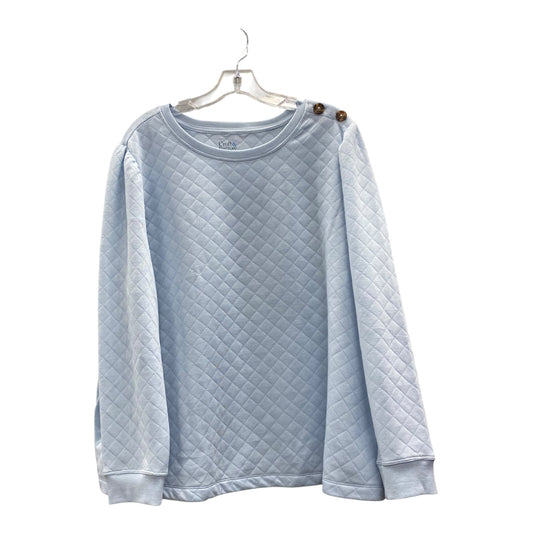 Top Ls By Croft And Barrow In Blue, Size:2X