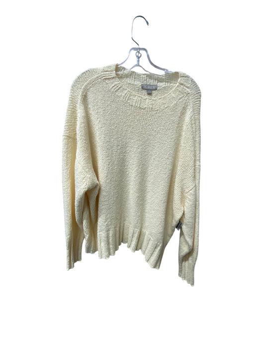 Sweater By J. Crew In Ivory, Size:2X