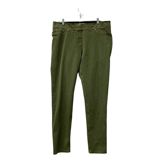 Jeans Skinny By Luxe In Green, Size:18