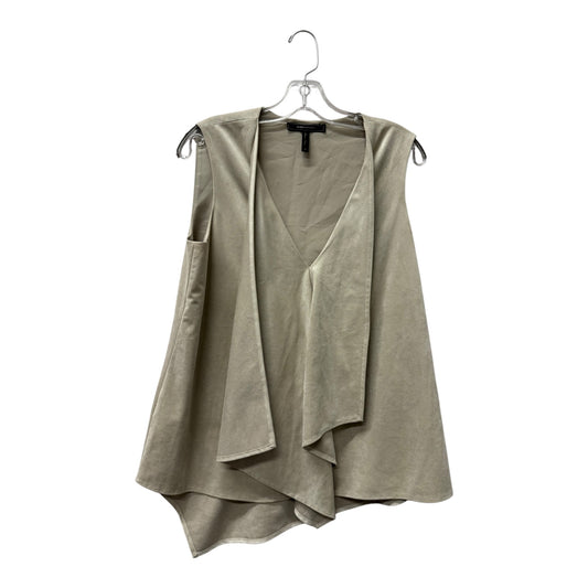 Top Sleeveless By Bcbgmaxazria In Taupe, Size:M