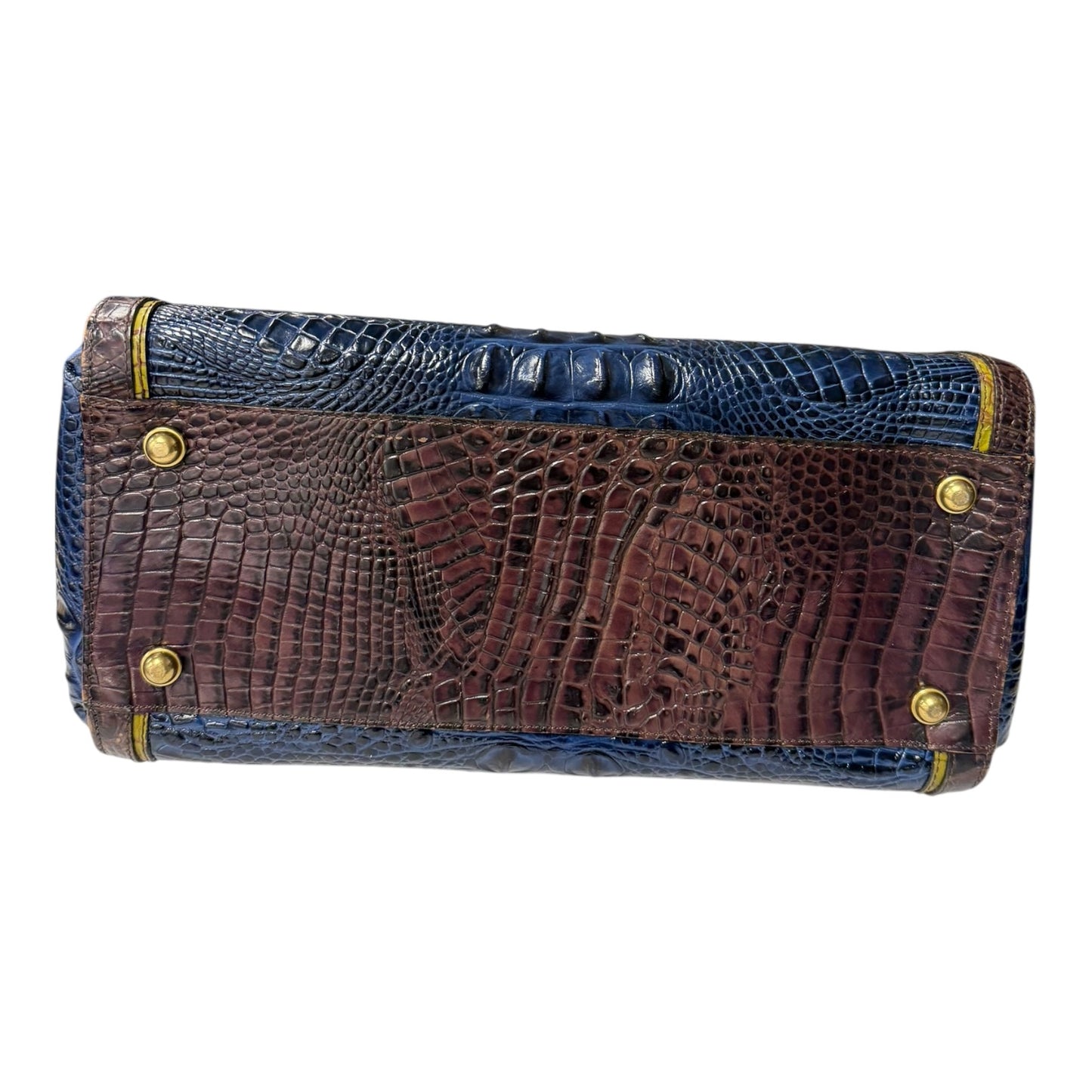 Handbag Designer By Brahmin In Blue, Size:Medium