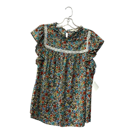 Top Ss By Loft In Floral Print, Size:S