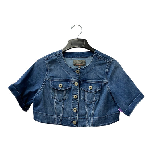 Jacket Denim By Torrid In Blue, Size:M