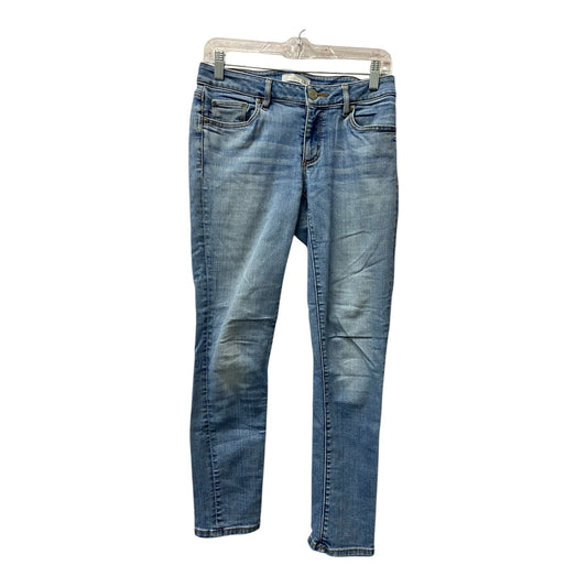 Jeans Skinny By Loft In Blue Denim, Size:0