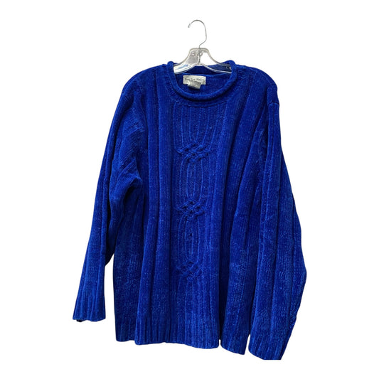 Sweater By Hampshire Studio In Blue, Size:2X