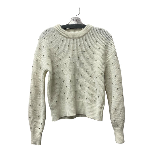 Sweater By Nine West In White, Size:Xs