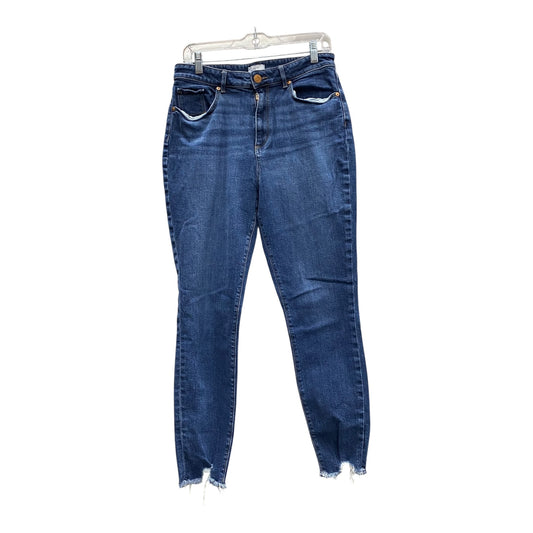 Jeans Skinny By Loft In Blue, Size:12